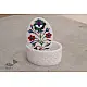 तराश ☘ Pacchikari (Inlay) Marbel Oval Jali Box ☘ 11