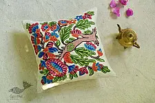 गुल ✩ Kashmiri Ari Embroidery Cushion Cover (16" x 16") ✩ 19