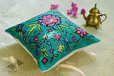 गुल ✩ Kashmiri Ari Embroidery Cushion Cover (16" x 16") ✩ 21