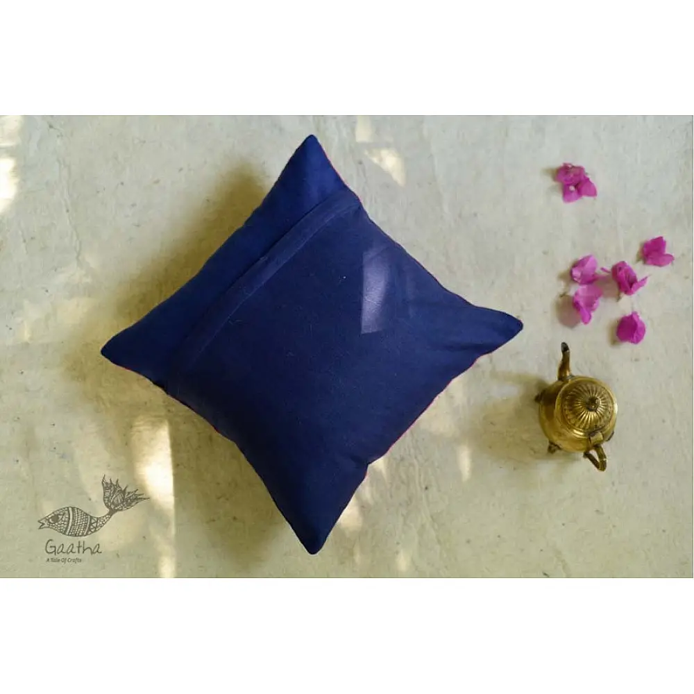 गुल ✩ Kashmiri Ari Embroidery Cushion Cover (16 x 16) ✩ 32
