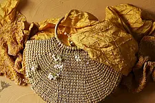 Twinkle drops ~ Silk Bandhani Masterpiece Dupatta ~ I