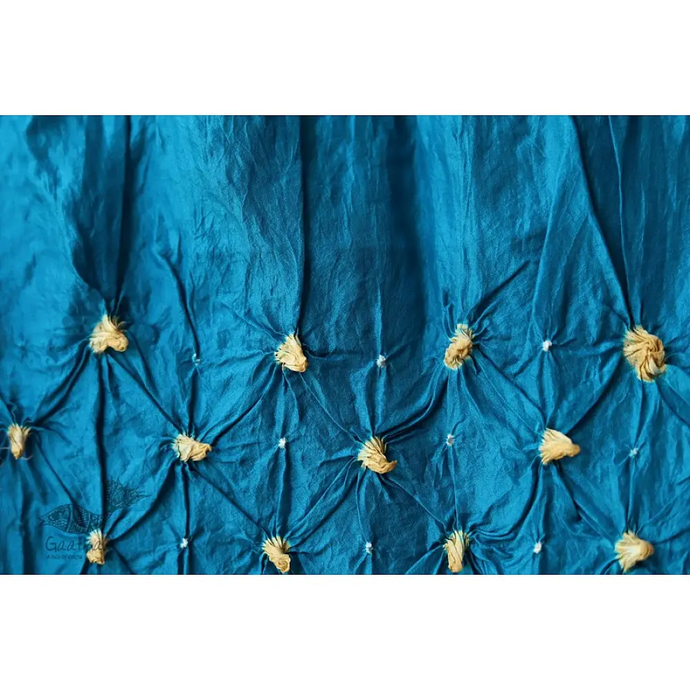 Twinkle drops ~ Silk Bandhani Masterpiece Dupatta ~ K
