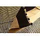 hand woven woolen durri Black & Off White