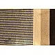 hand woven woolen durri Black & Off White