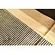 hand woven woolen durri Black & Off White