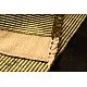 hand woven woolen durri Green Stripes