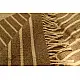 hand woven woolen durri Light Walnut Brown