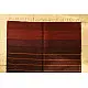 hand woven woolen Durrie ( 3' X 5' ) ~ Brown