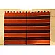 hand woven woolen durri - Horizontal Stripes