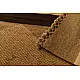hand woven woolen durrie ~ Light Beige 