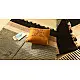 hand woven woolen durri Black & Off White