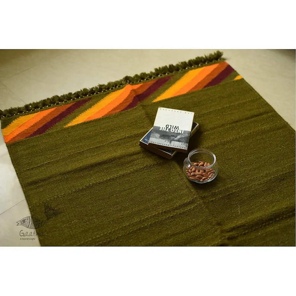 hand woven woolen durri