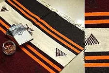 Sulochana | Handwoven Jawaja Woolen Durrie ( 3' X 5' ) | New Design