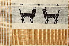 Home And Living | Handmade Embroidered ~Sambhar Deer Wall art 