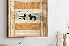 Home And Living | Handmade Embroidered ~Sambhar Deer Wall art 
