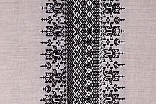 Home And Living | Handmade Embroidered ~ Kachari Handwoven Artwork from Assam - White 
