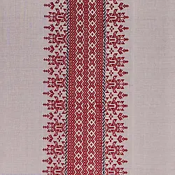 Home And Living | Handmade Embroidered ~ Singhpo Handwoven Artwork - Assam - Red