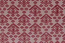 Home And Living | Handmade Embroidered ~ Gach Handwoven Artwork from Assam-Red 