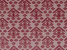 Home And Living | Handmade Embroidered ~ Gach Handwoven Artwork from Assam-Red 