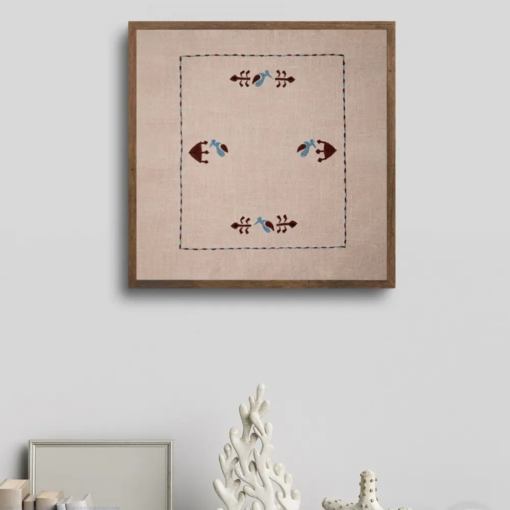 Shop Handmade Embroidered ~ Hargila Wall art