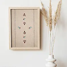 Home And Living | Handmade Embroidered ~ Hargila Wall art 
