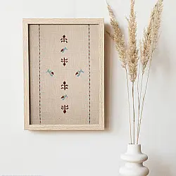 Home And Living | Handmade Embroidered ~ Hargila Wall art 