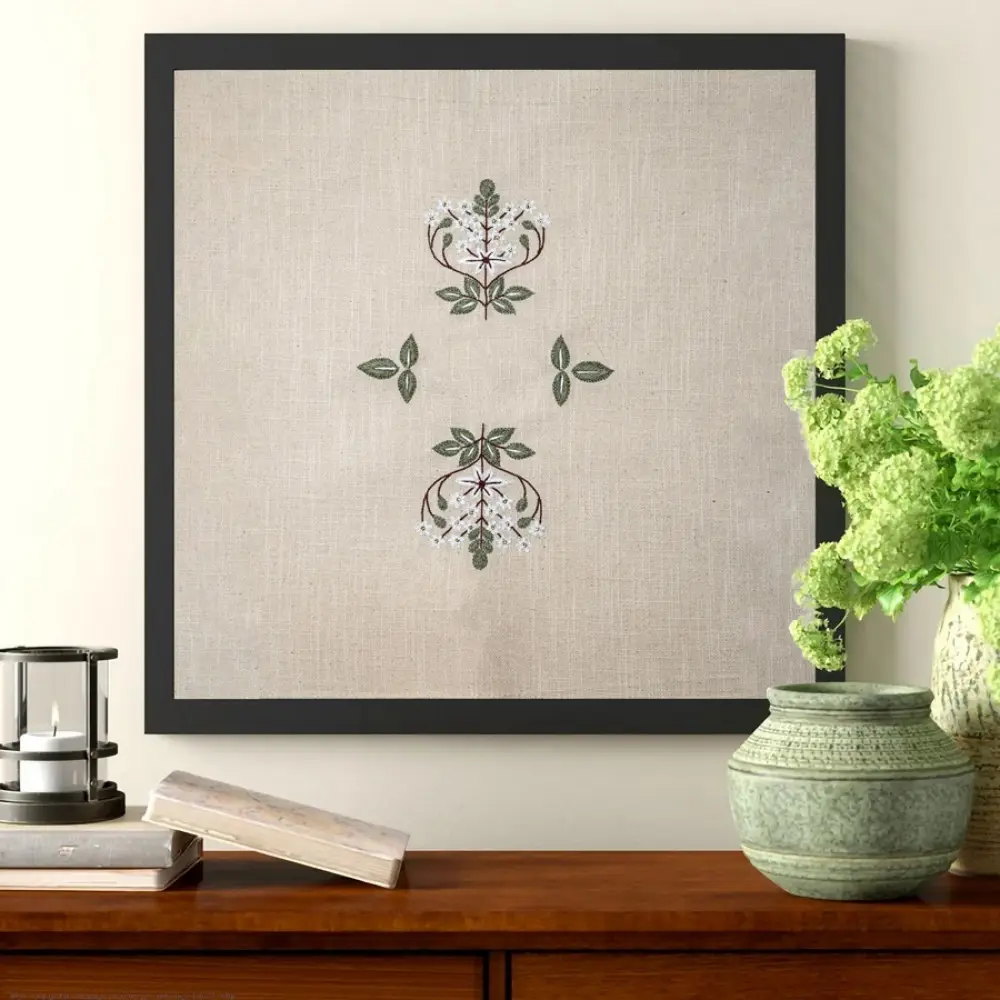 Shop Handmade Embroidered ~ Gosha Buta Wall art 