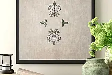 Home And Living | Handmade Embroidered ~ Xewali Wall art 