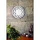 Shop Kutch Lippan Mud Work  Om symbol 10 inches Round Wall Plate -White