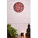 Shop Kutch Lippan Mud Work Swastik symbol - Terracotta
