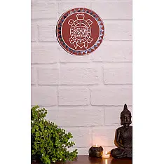Home And Living | Handmade ~ Kutch Lippan Mud Work Tortoise - Terracotta