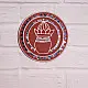 Shop Kutch Lippan Mud Work Kalash 10 inches Round Wall Plate - Terracotta