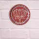 Shop Kutch Lippan Mud Work Lotus - Terracotta