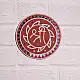 Shop Handmade ~ Kutch Lippan Mud Work Shree- Terracotta