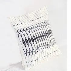 Home And Living | Handwoven Dzukou Black and White Tribal Cushion Cover