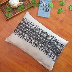 Home And Living | Kachari Handwoven Cotton Cushion Cover with Tribal motif 14 x 20 inches
