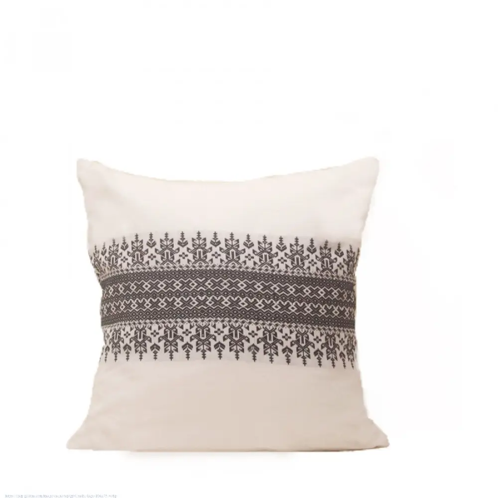 Shop Kachari Handwoven Cotton Cushion Cover with Tribal motif 16 x 16 inches