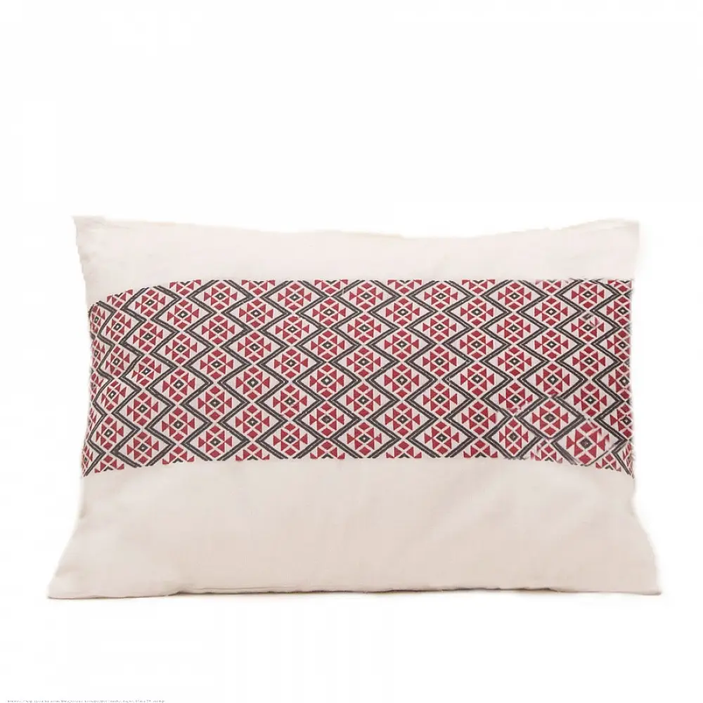 Shop Ahom Handwoven Cotton Cushion Cover with Tribal motif 