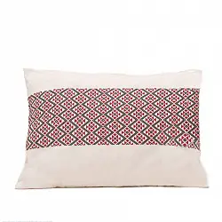 Home And Living | Ahom Handwoven Cotton Cushion Cover with Tribal motif 