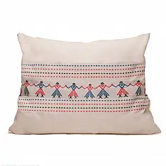 Home And Living | Asomiya Handwoven Cotton Cushion Cover - Tribal motif (14 x 20 inches)
