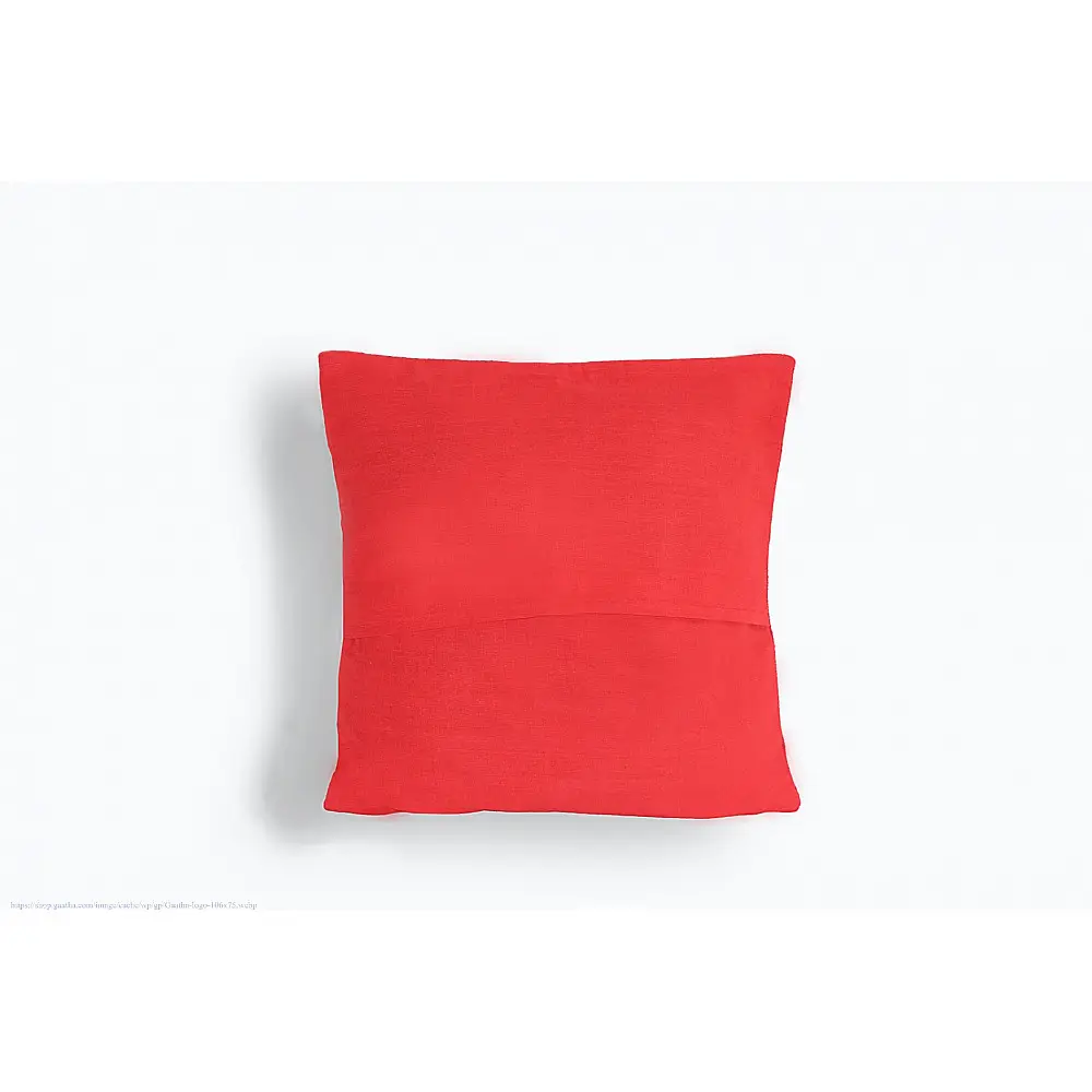 Shop Handwoven Dzukou Red and Black Tribal Cushion Cover