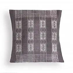 Home And Living | Handwoven Pamo Grey and White Tribal Cushion Cover
