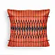 Shop Handwoven Dzukou Orange and Black Tribal Cushion Cover