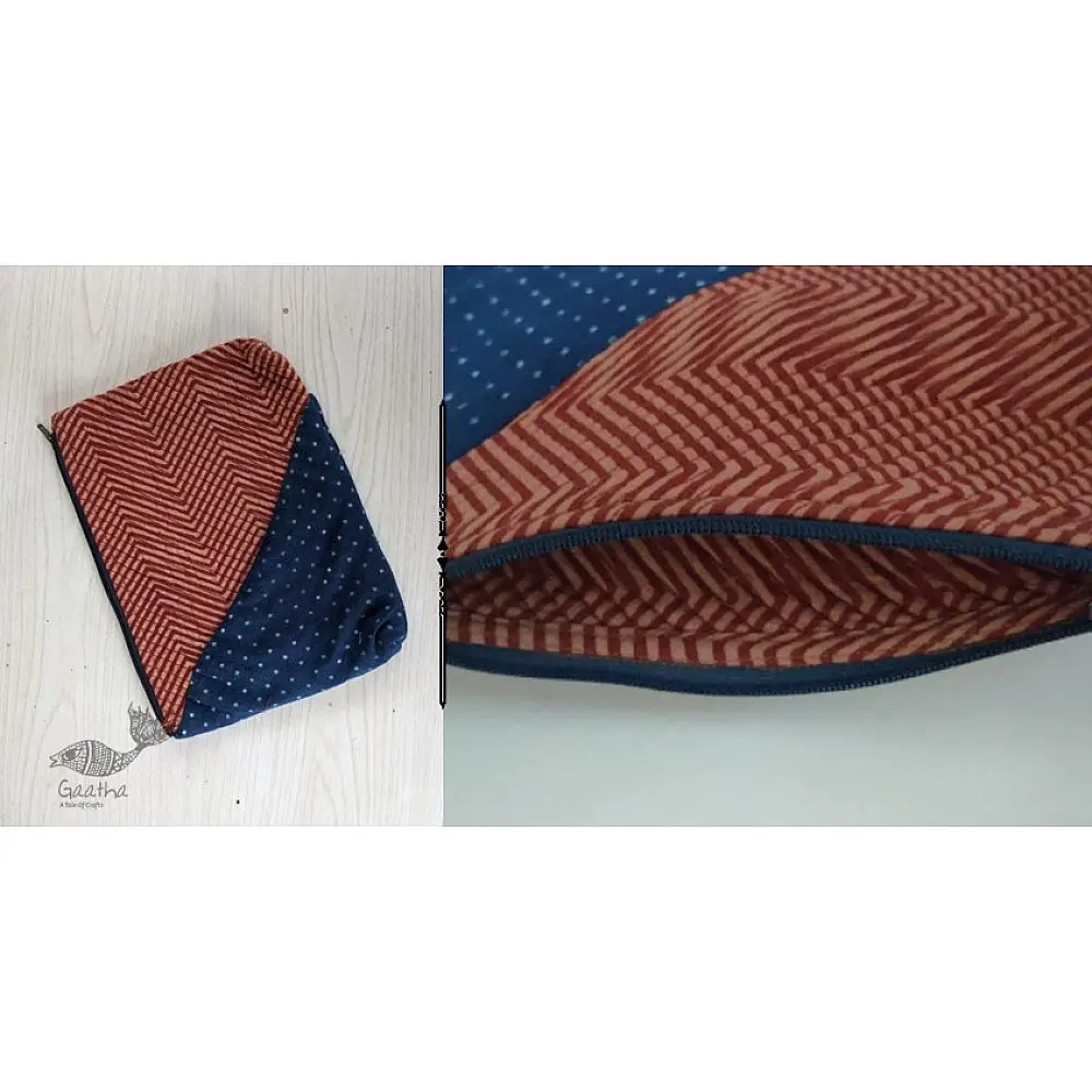 shop Block Printed Quilted Handbag