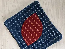 Bolsa | Block Printed Quilted Cotton Pouch - B