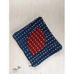 Bolsa | Block Printed Quilted Cotton Pouch - B