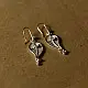 Shop Handcrafted Filigree Silver Earring - Paan Shape 