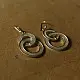 Shop Handcrafted Silver Earring - Overlap Round Rings 