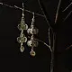 Shop Filigree Silver Earring - Peacock Feather