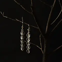 Shashi | Handcrafted Filigree Silver Earring - Heart Shape